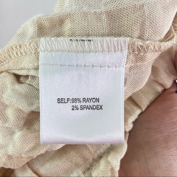 NEW Jane & Delancey Paper Bag Shorts Medium Checkered Seersucker Waist Tie - Picture 6 of 6